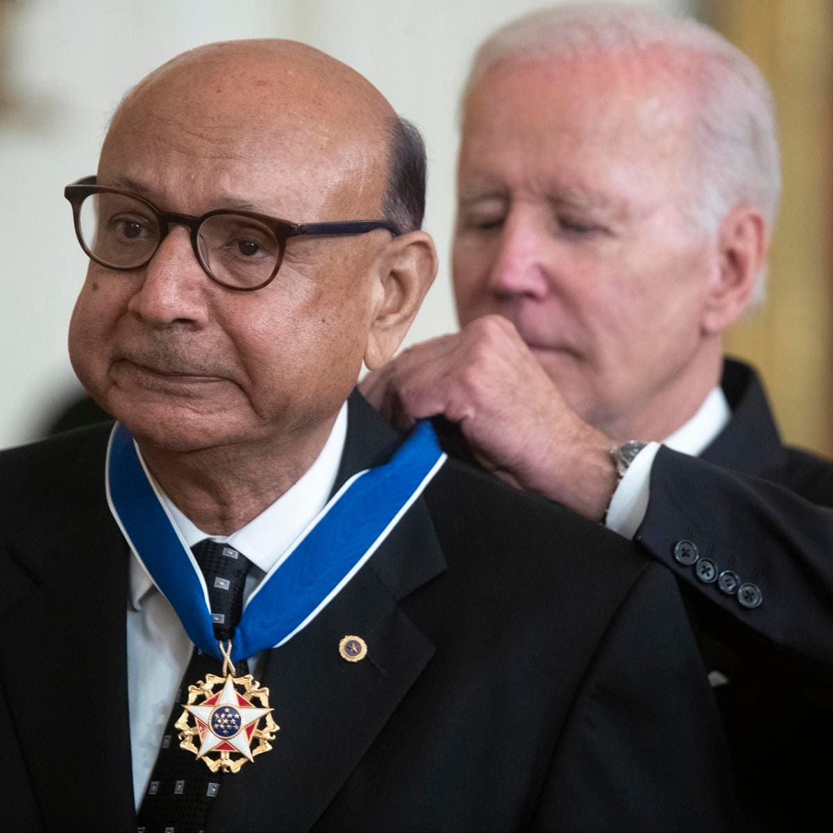 WASHINGTON - JULY 7: Gold Star father Khizr Khan is presented t
