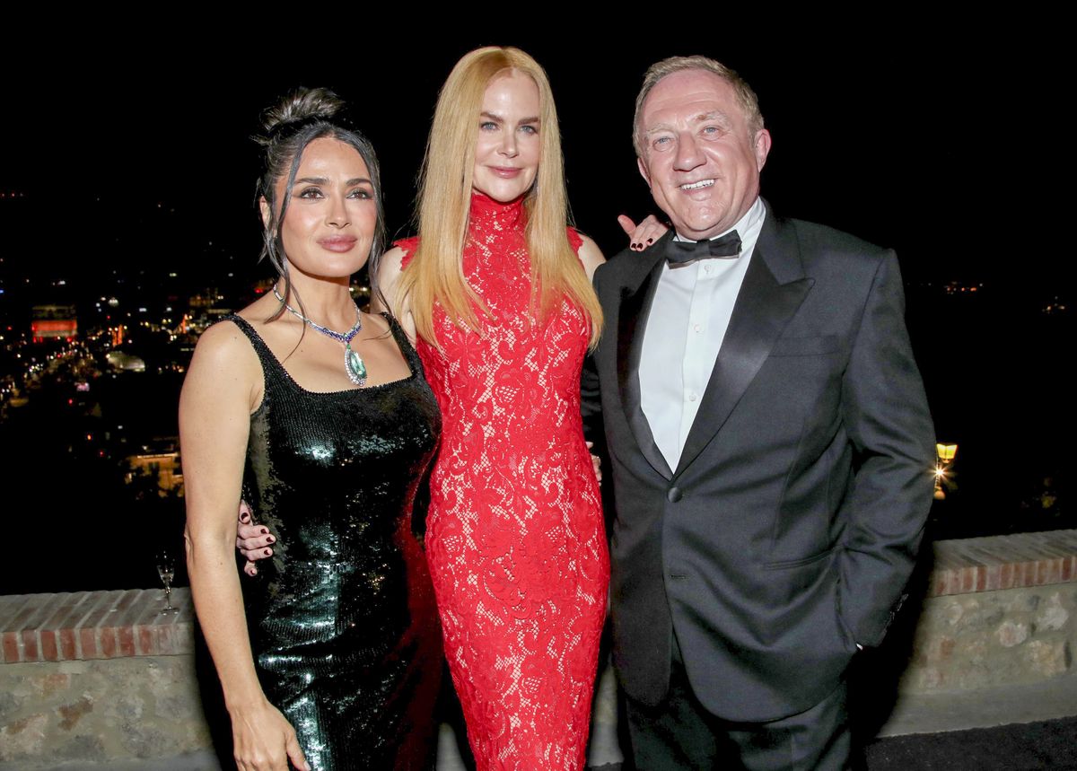 Salma Hayek, Nicole Kidman, and Kering CEO François-Henri Pinault were among the distinguished guests at the Kering Women in Motion Presidential Dinner
