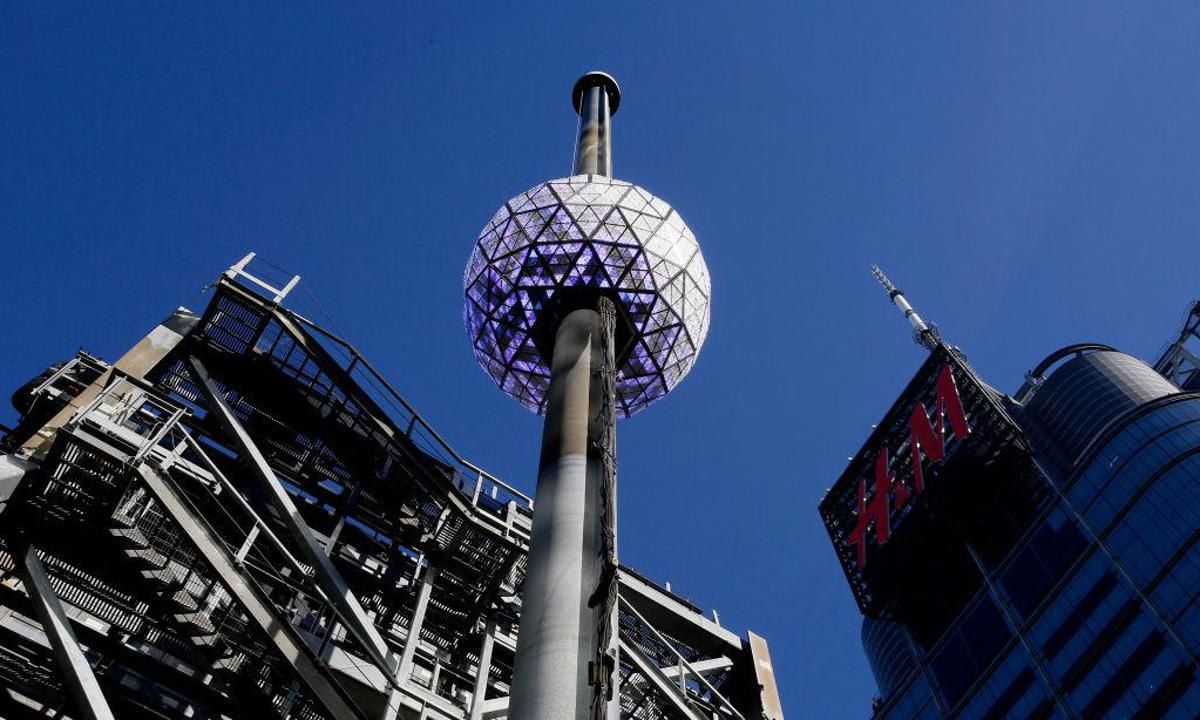 The Times Square New Year's Eve ball
