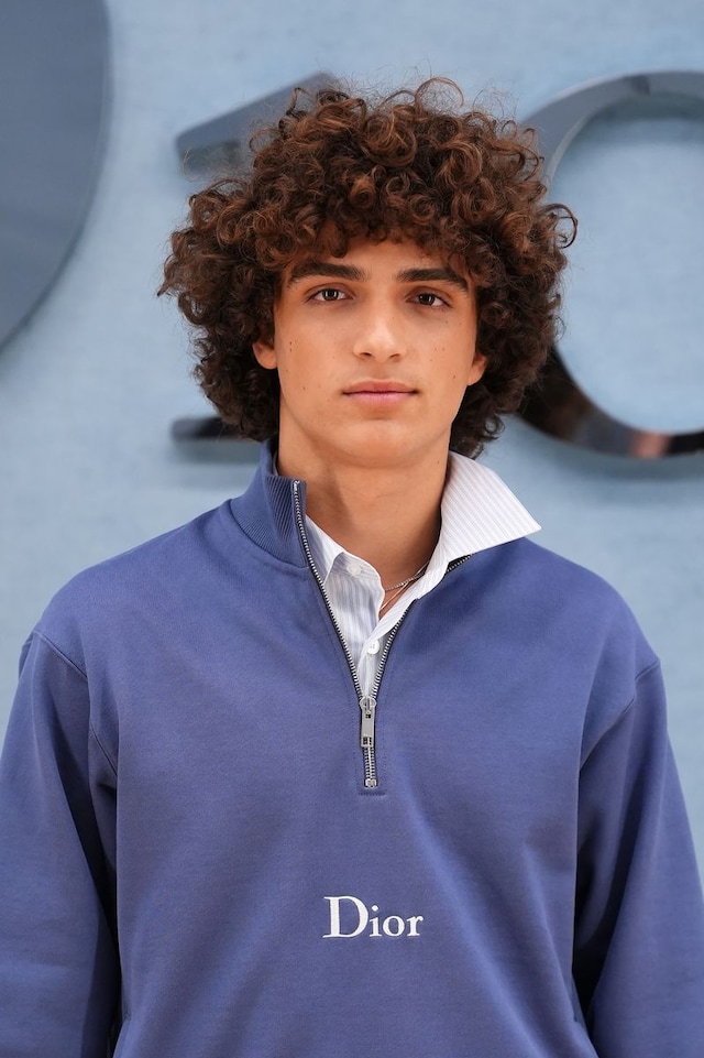 Matthew McConaughey's son Levi attends his first show at Men's Fashion