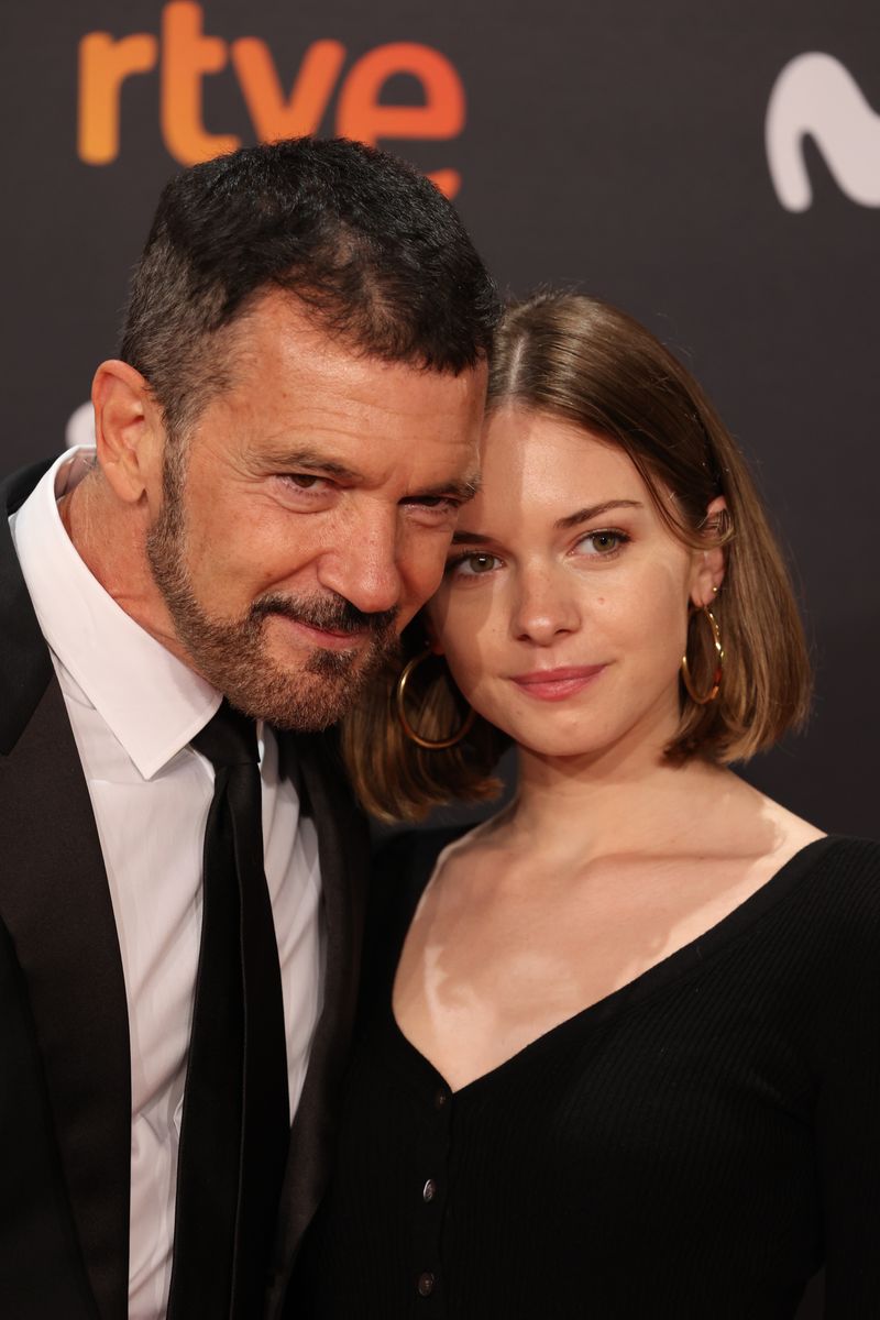 Actor Antonio Banderas and his daughter, Stella Banderas