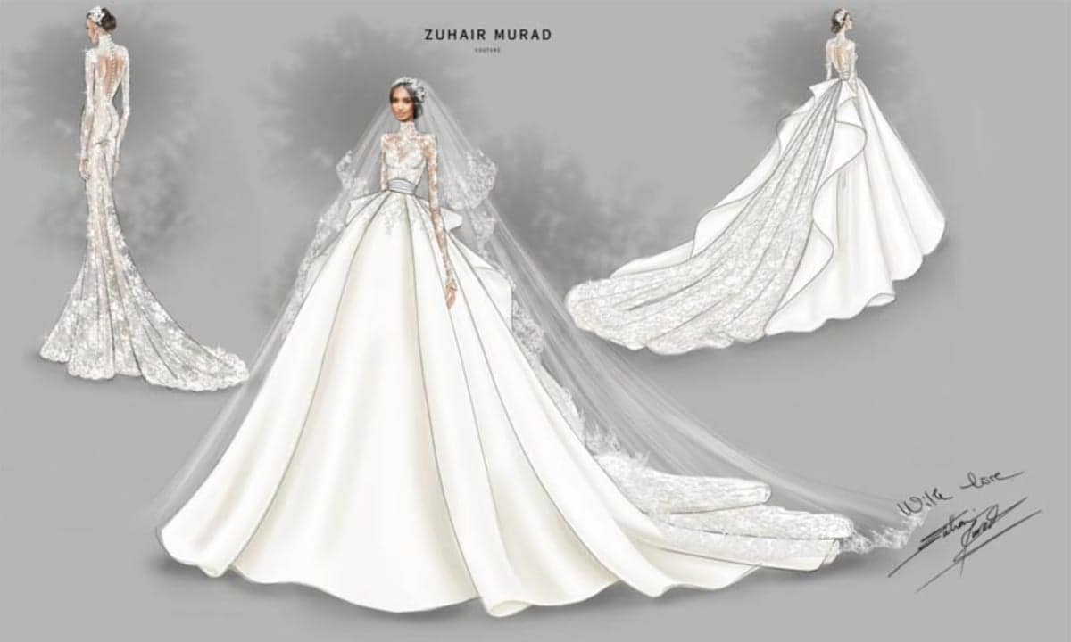Jasmine Tookes marries Juan David Borrero wearing a dress inspired by Grace Kelly