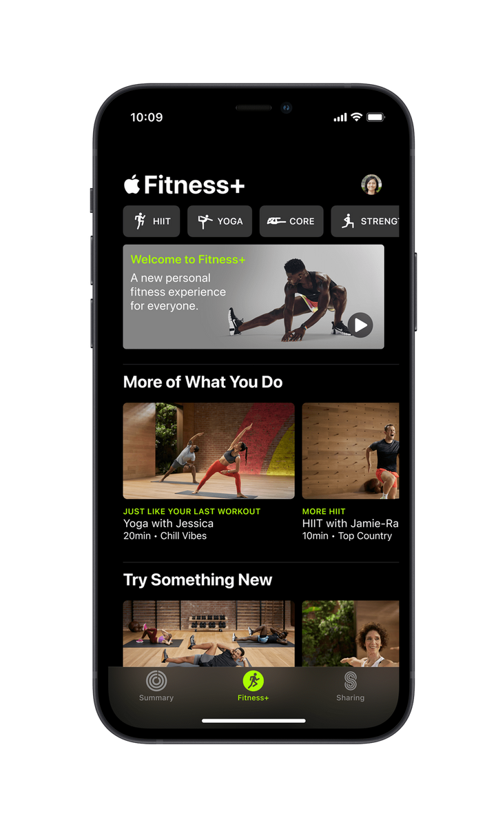 Apple Fitness+ app