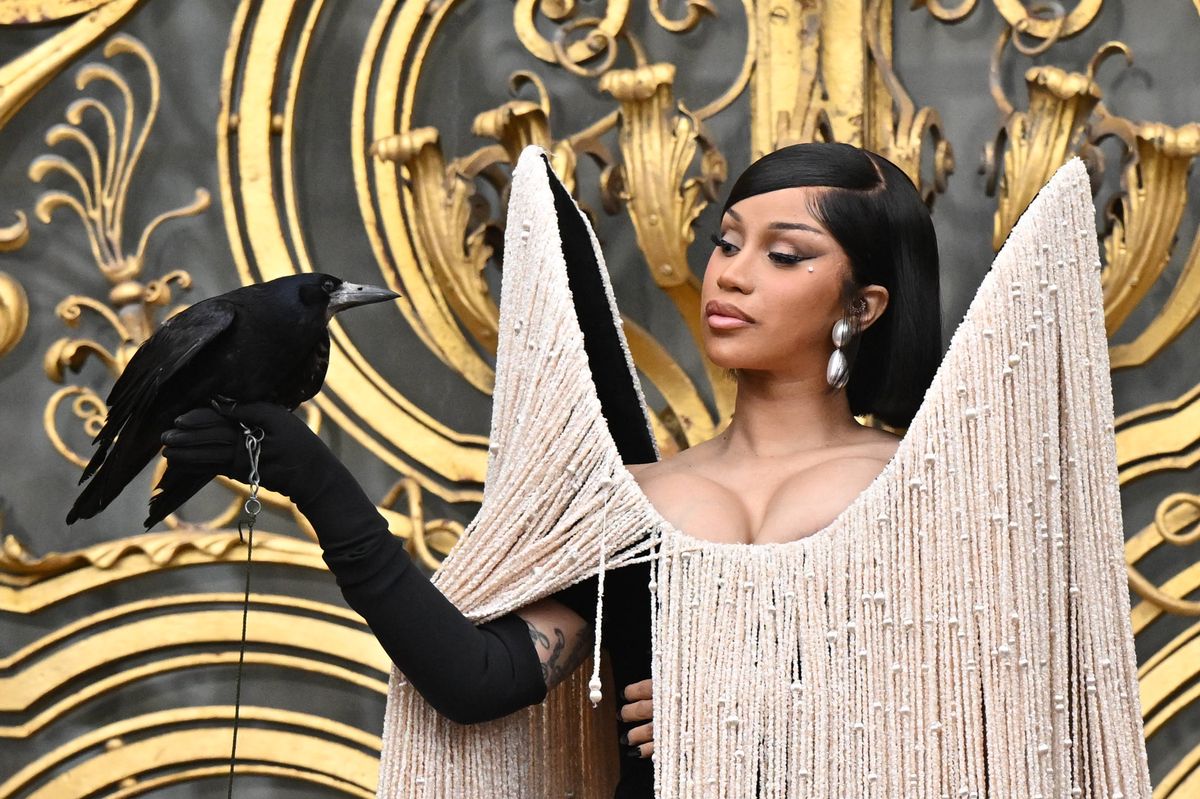  Cardi B attends the Schiaparelli Haute Couture Fall/Winter 2025/2026 show as part of Paris Fashion Week 