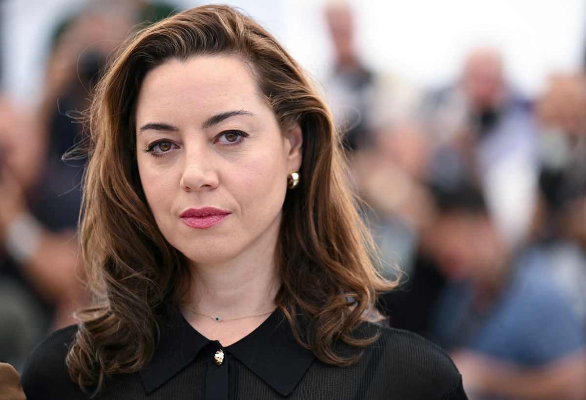 Aubrey Plaza at the 78th edition of the Cannes Film Festival in Cannes, southern France, on May 24, 2025.