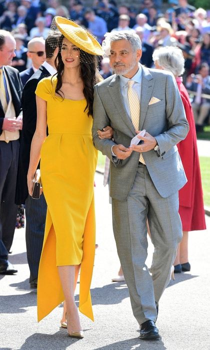 Amal and George Clooney 