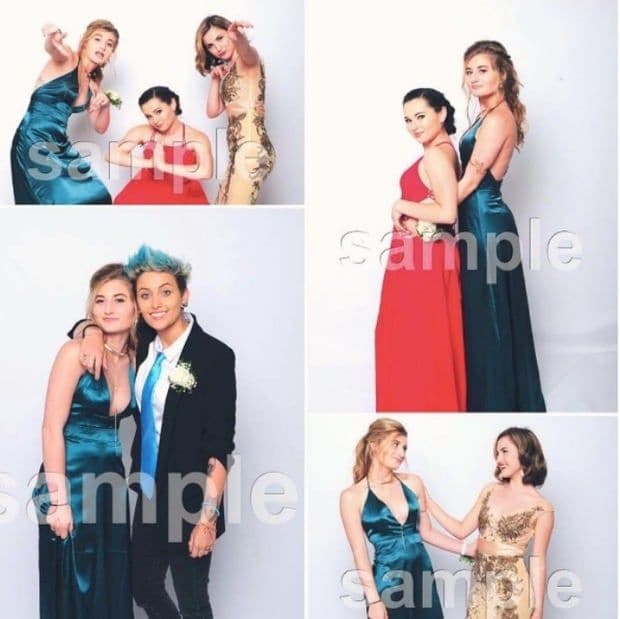 Paris attended the prom with Melissa and a couple of her other friends.
<br>
Photo: Instagram/@themelissalauren