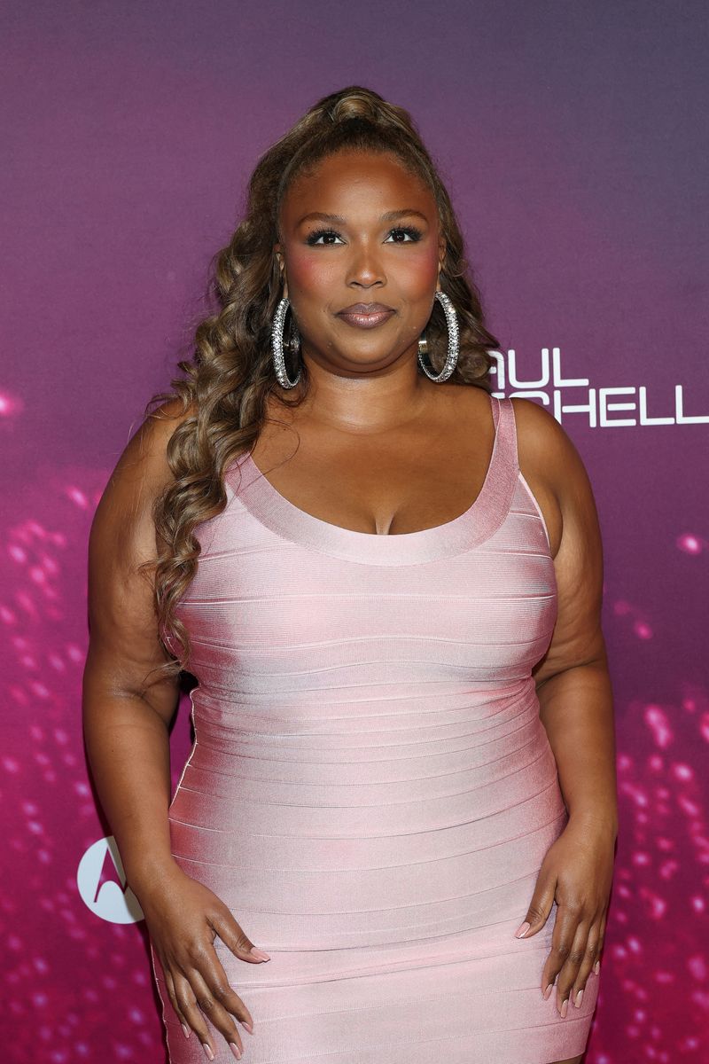 Lizzo attends the World Premiere of "Infinite Icon: A Visual Memoir" at AMC The Grove 14 on January 20, 2026 in Los Angeles