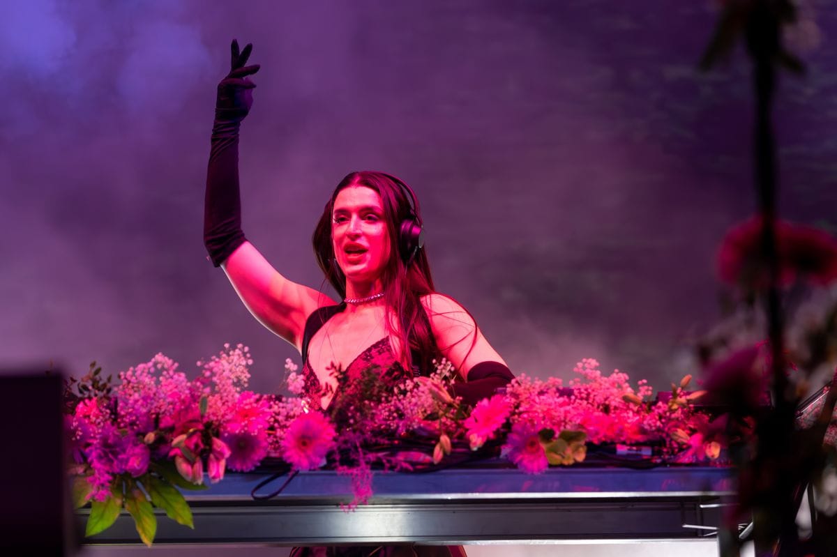 Venezuelan musician Arca performs live on the stage during the Pohoda Festival 2023