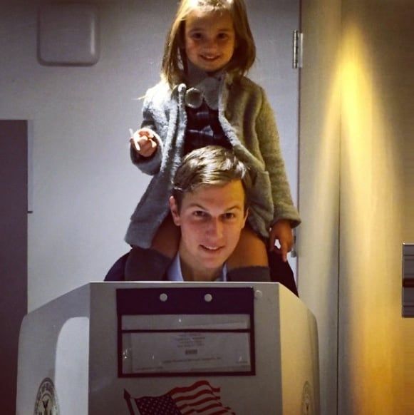 Ivanka and Jared taught their daughter the importance of voting.
<br>
Photo: Instagram/@ivankatrump