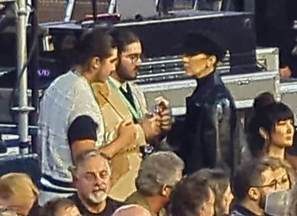 
Celine Dion shared a sweet mother-and-son moment as she fixed her son's shirt just before watching Paul McCartney perform live in Las Vegas. 