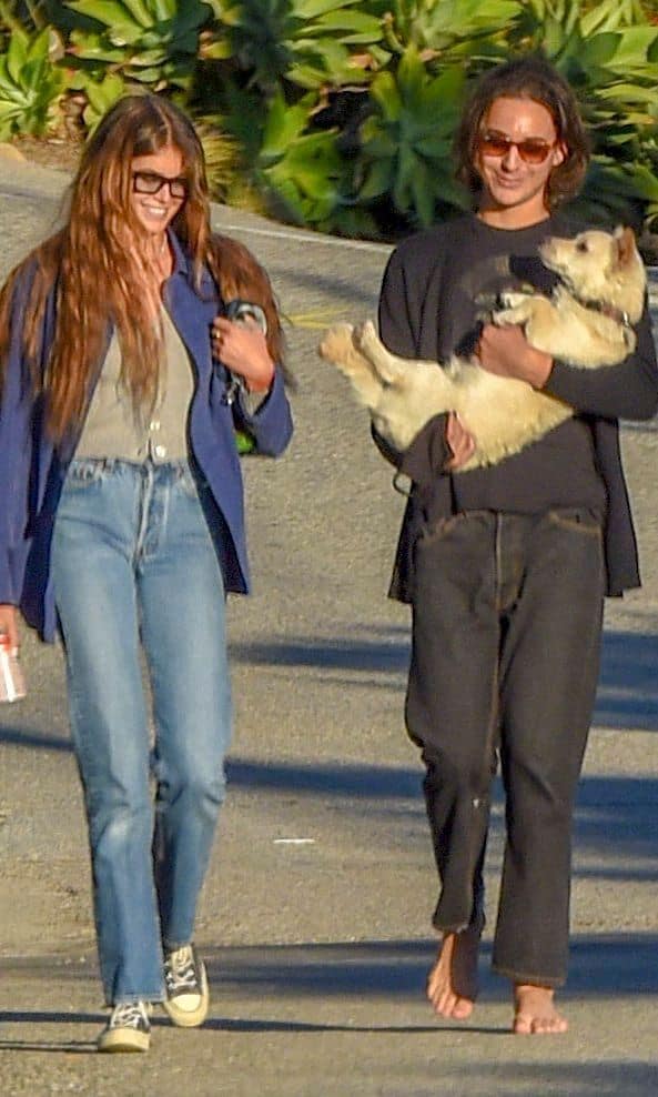 Kaia Gerber hair
