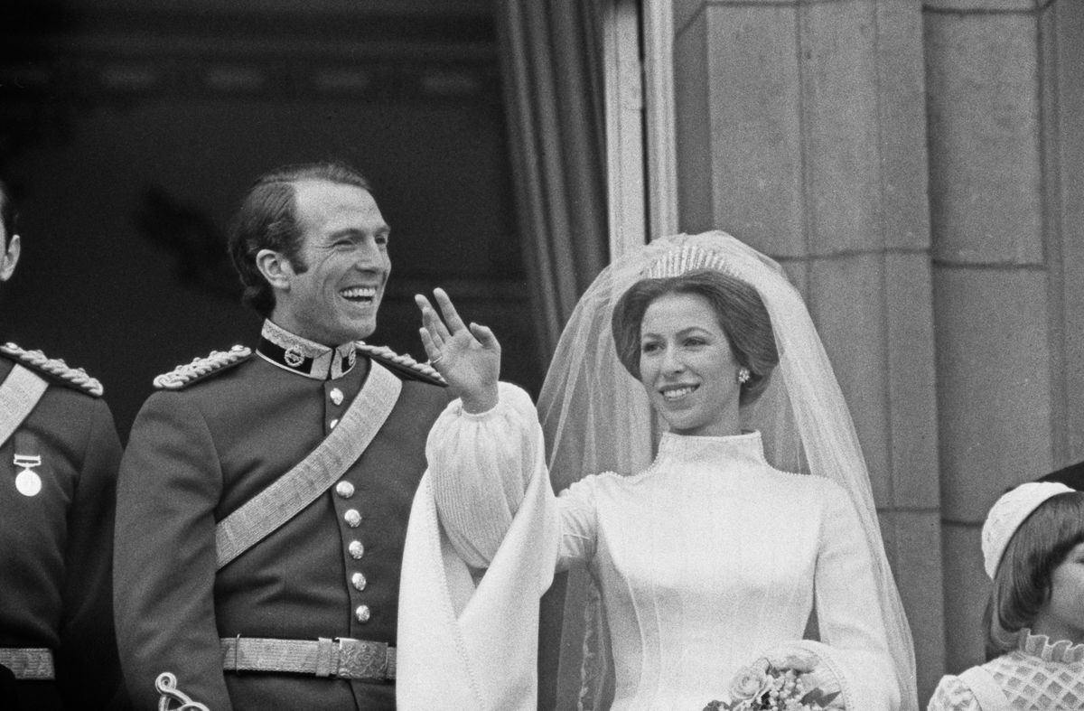Princess Anne married Captain Mark Phillips at Westminster Abbey on Nov. 14, 1973, after receiving Queen Elizabeth II's formal consent under Britain's royal succession rules.