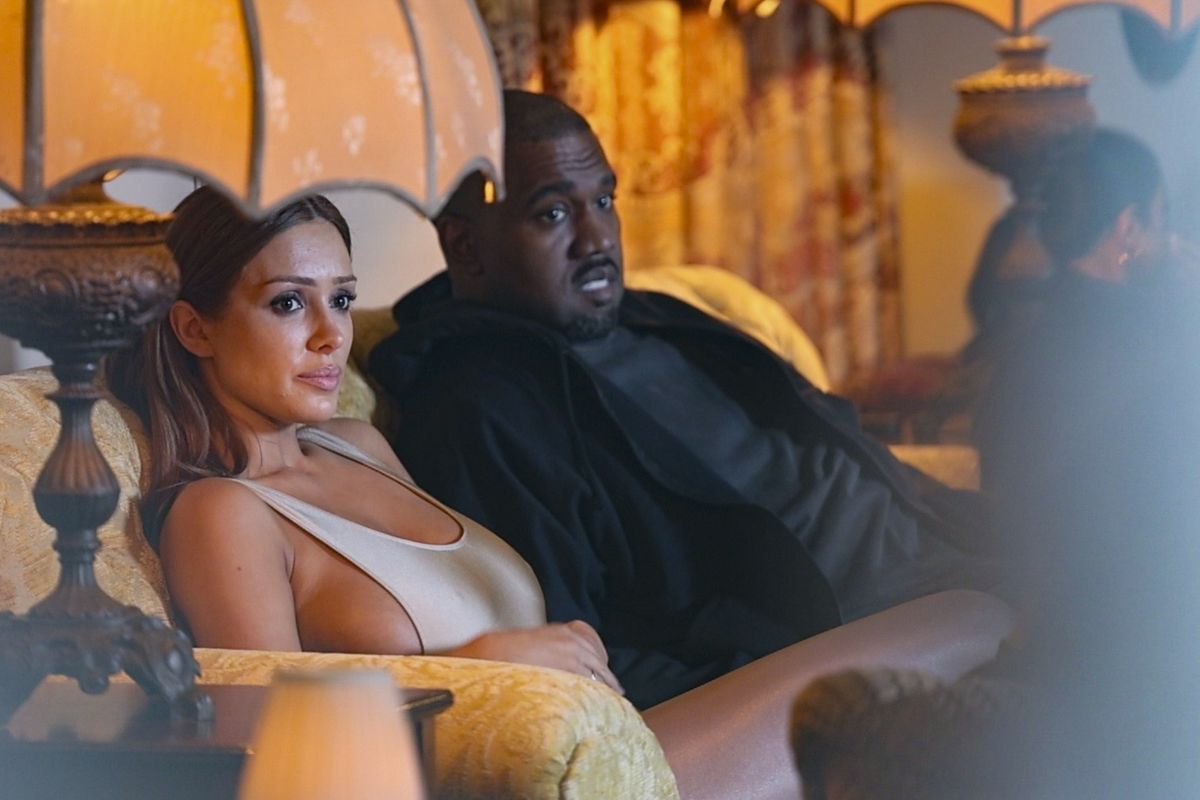 Kanye West was seen meeting up with his wife, Bianca Censori, for drinks at the iconic Chateau Marmont.