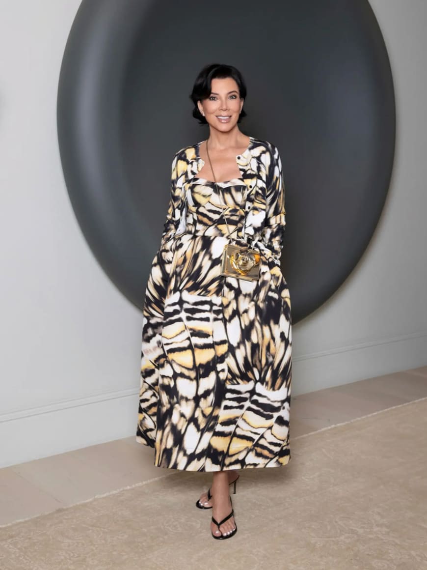 Kris Jenner’s feet in sandals, where fans swear they spotted a mysterious sixth toe