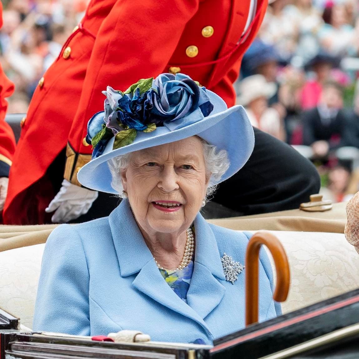 Queen Elizabeth is missing the annual racing event for the first time in her 68 year reign