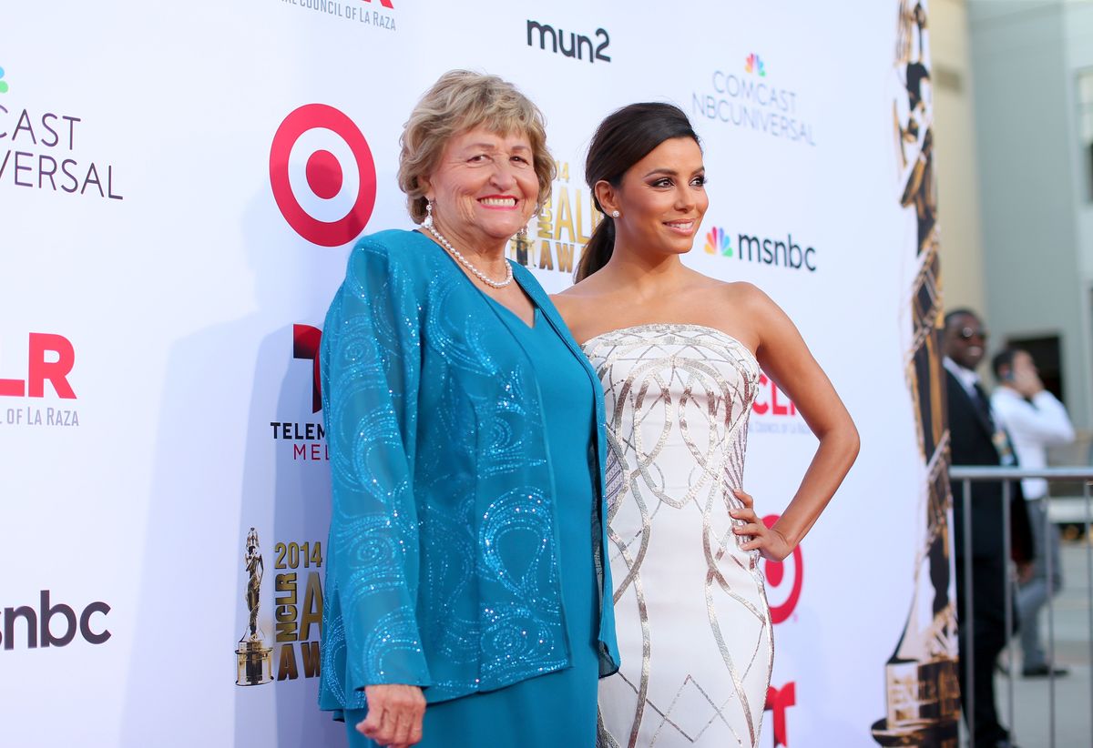 Eva Longoria and her mother, Ella