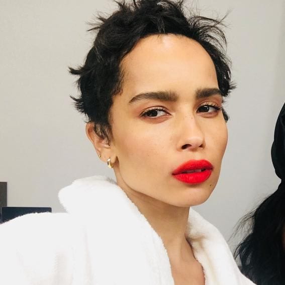 Zoe Kravitz pixie cut