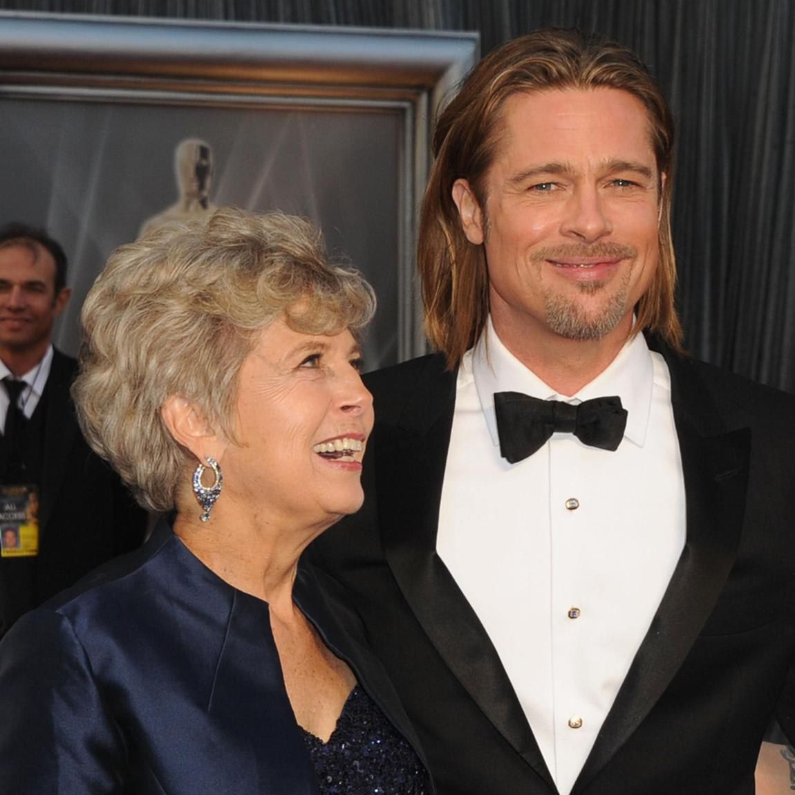 Brad Pitt and mother Jane Pitt