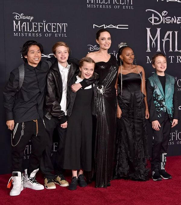 Angelina Joie at Maleficent premiere