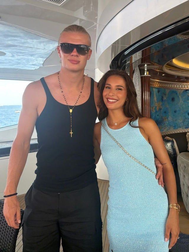 Erling Haaland celebrates 26th birthday in true Viking fashion aboard a yacht