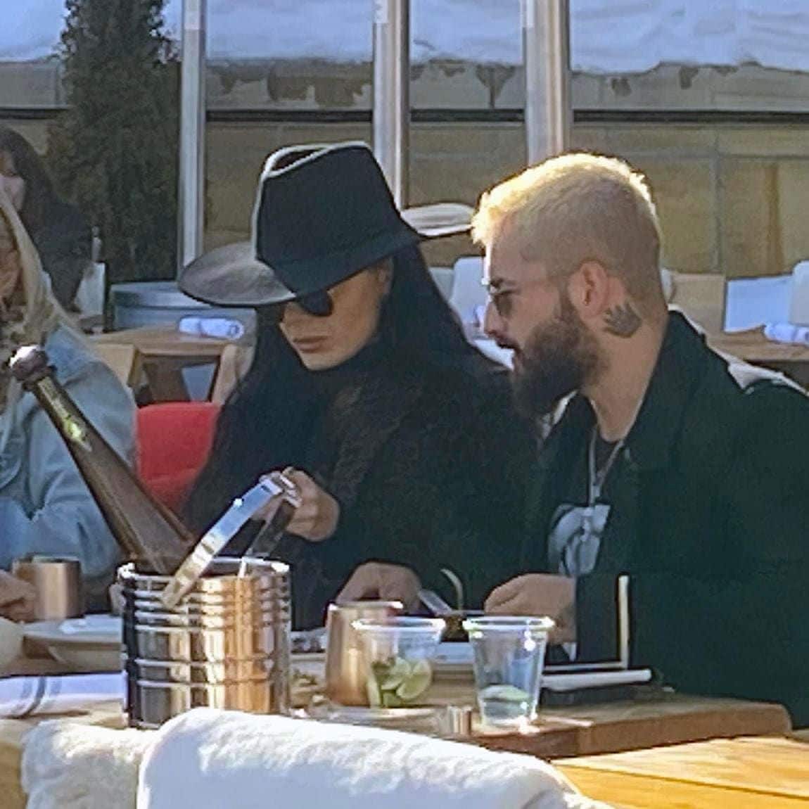 Maluma modelo rusa Vivien Rubin
