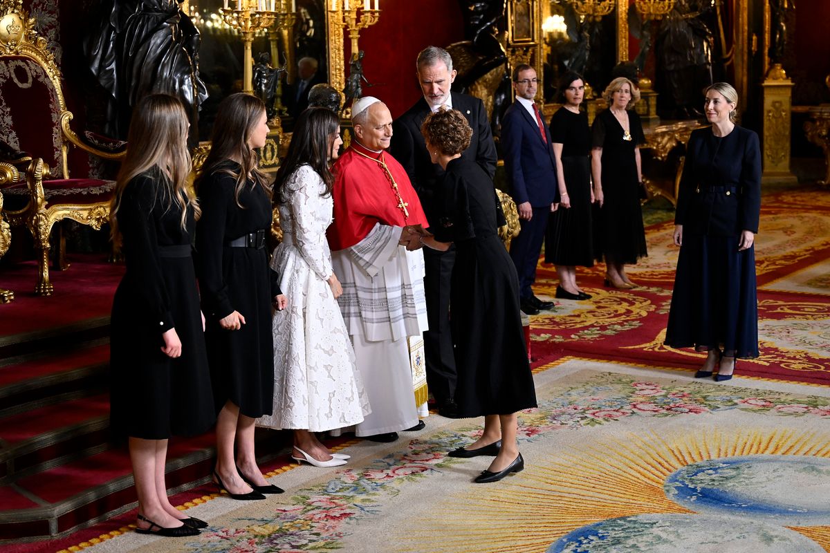 The meeting offered a glimpse of the next generation of Spanish royalty on the world stage.