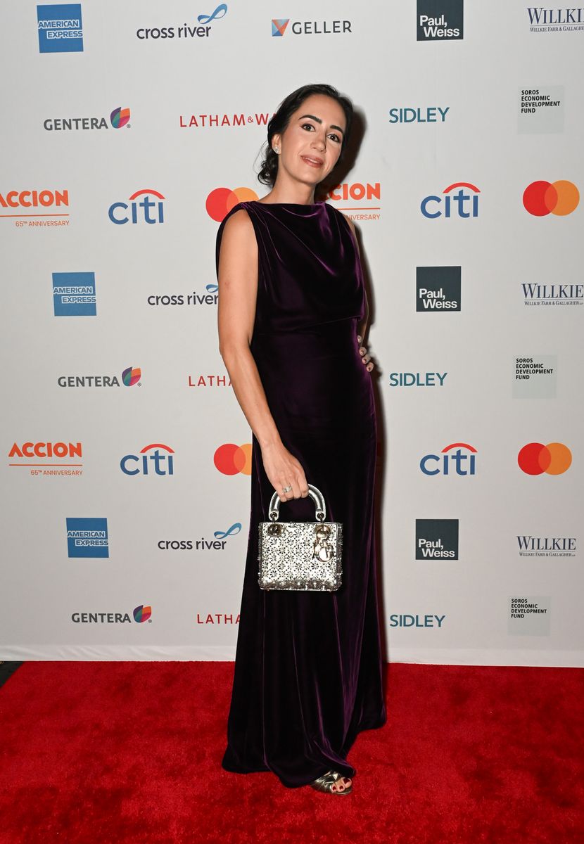 Cristina Junqueira attends the Accion Gala on May 20, 2026 in New York City.