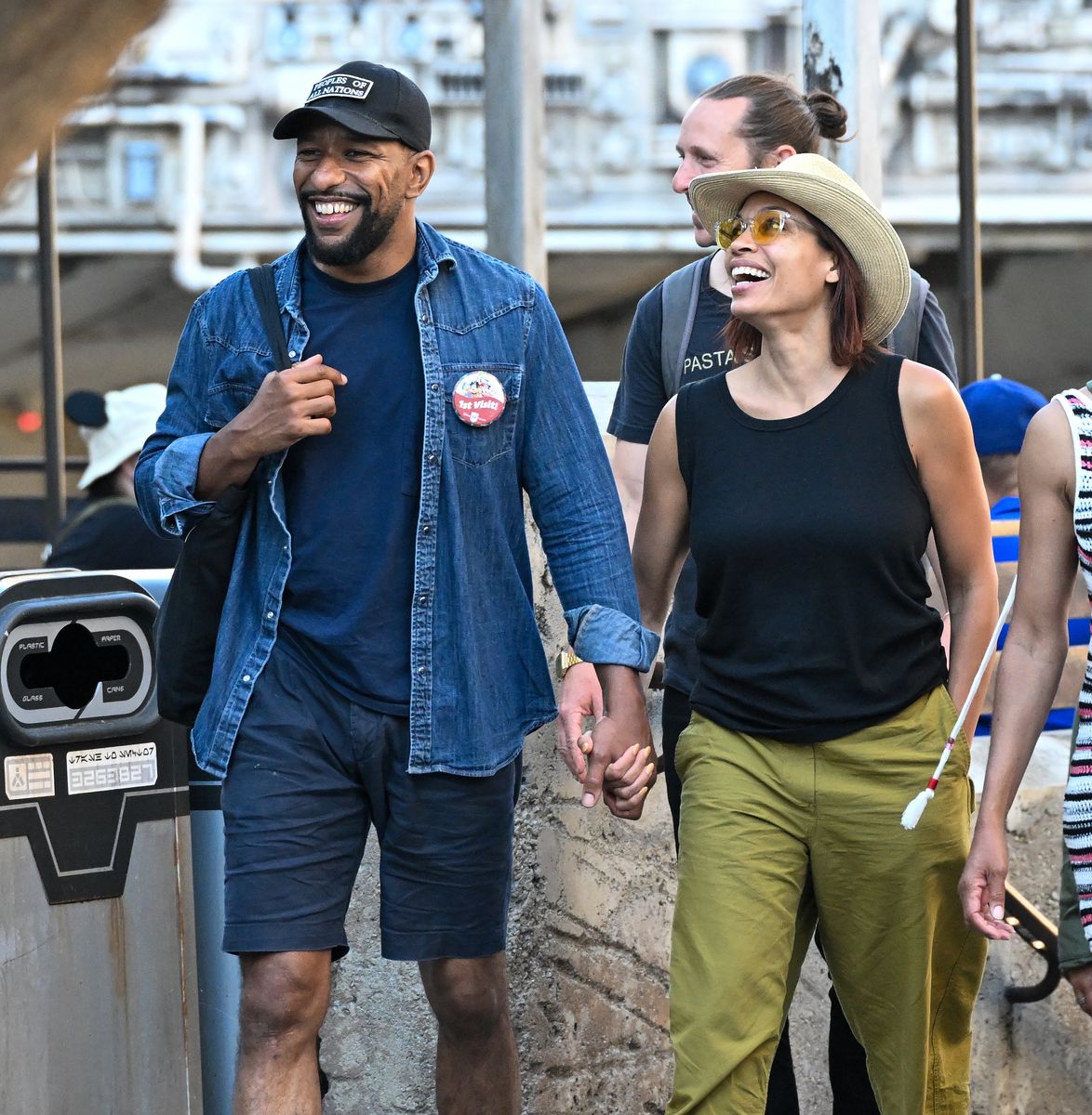 Dawson and her boyfriend, Adama Sanneh, looked like they were having a blast 