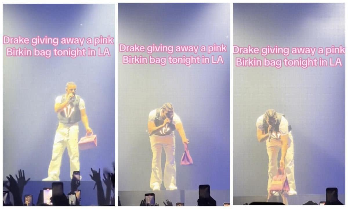 Drake gives away a Birkin bag 