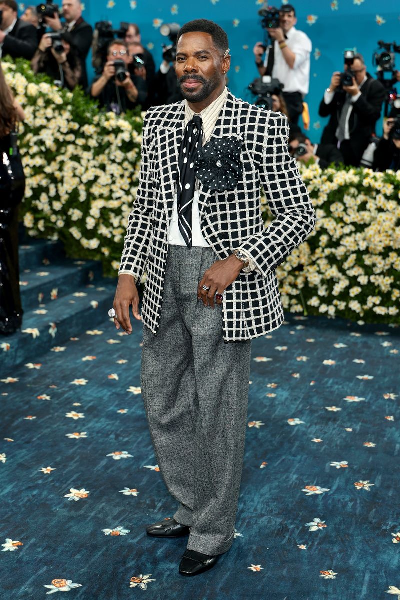 Met Gala Co-Chair Colman Domingo attends the 2025 Met Gala Celebrating "Superfine: Tailoring Black Style" 