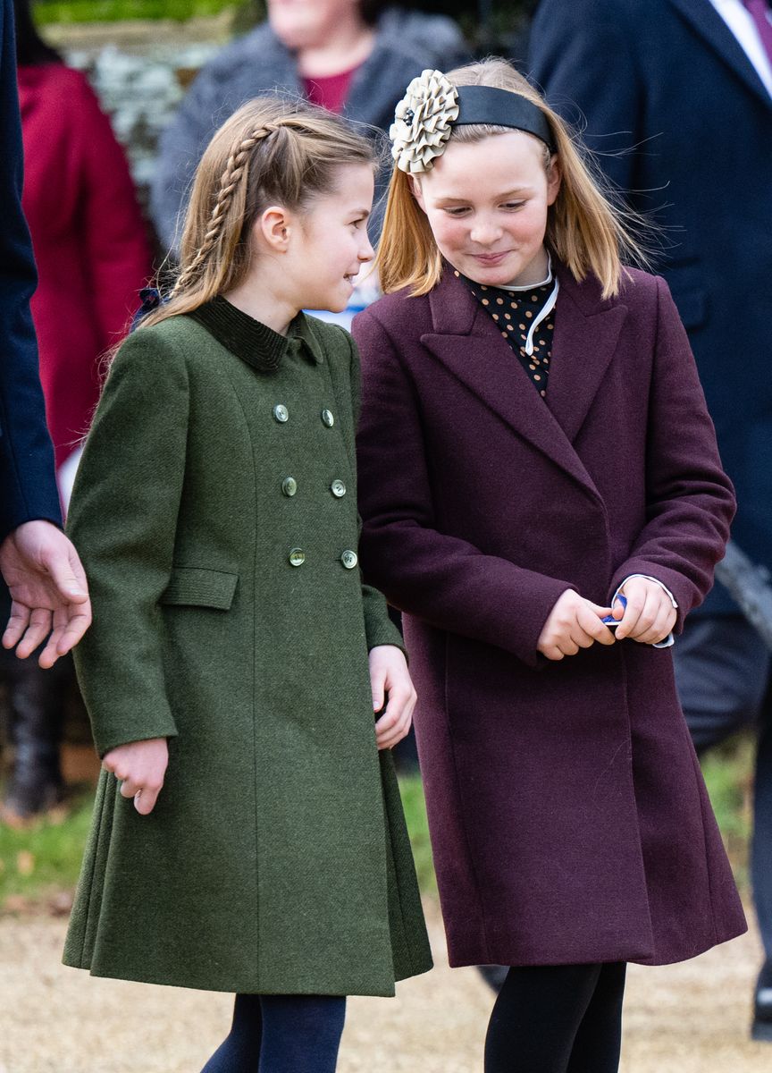 Princess Charlotte and Mia Tindall are second cousins and have grown up attending royal family gatherings together.