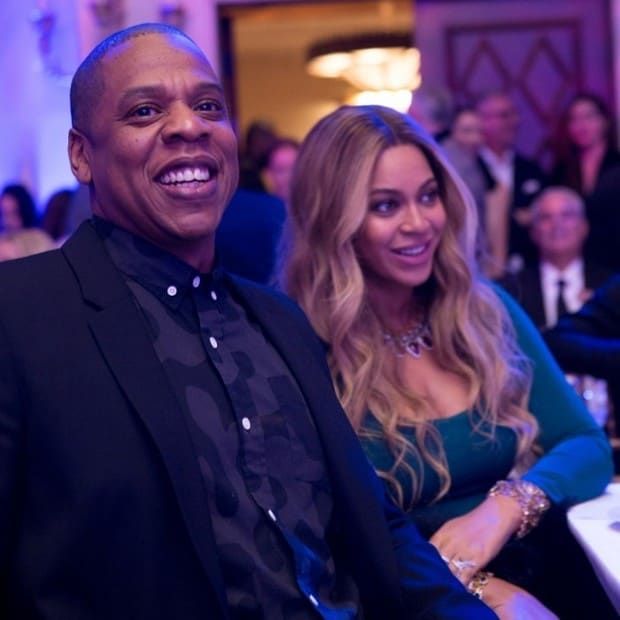 Jay Z and Beyonce attended the star-studded dinner after it was announced that she would no longer perform at Coachella.
Photo: BFA / Hagop Kalaidjian