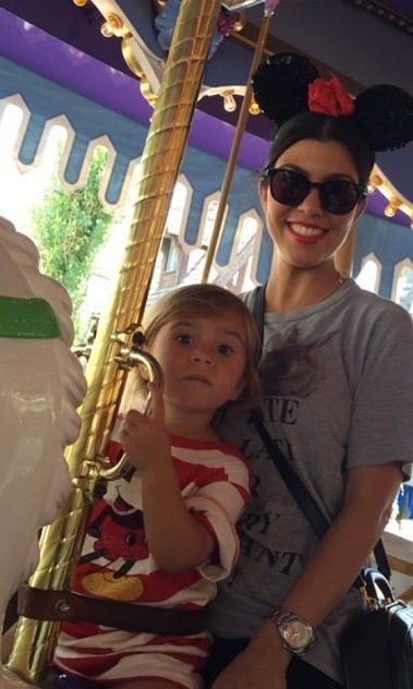 Just Kourtney and her mini-me at Disneyland
Photo: Instagram/@kourtneykardashian