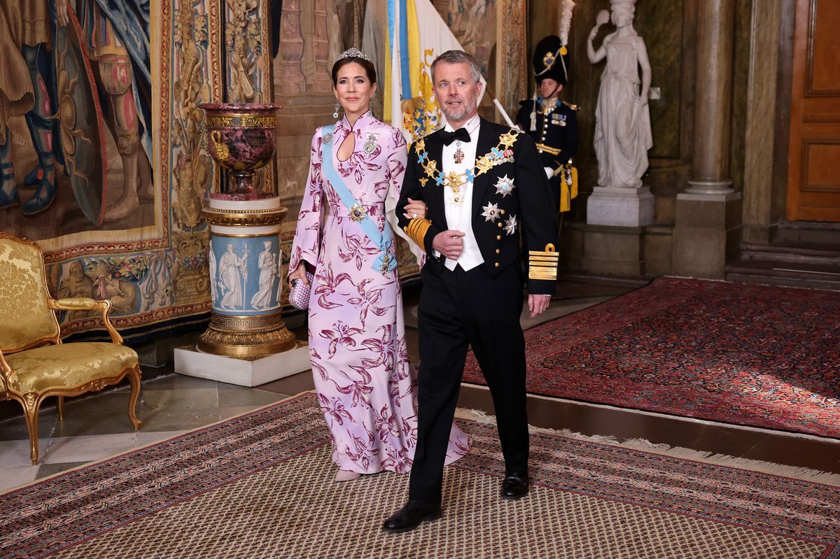 Queen Mary was one of the best dressed guests at King Carl XVI Gustaf's birthday
