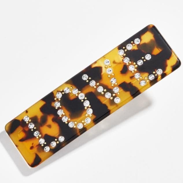 Love word barrette