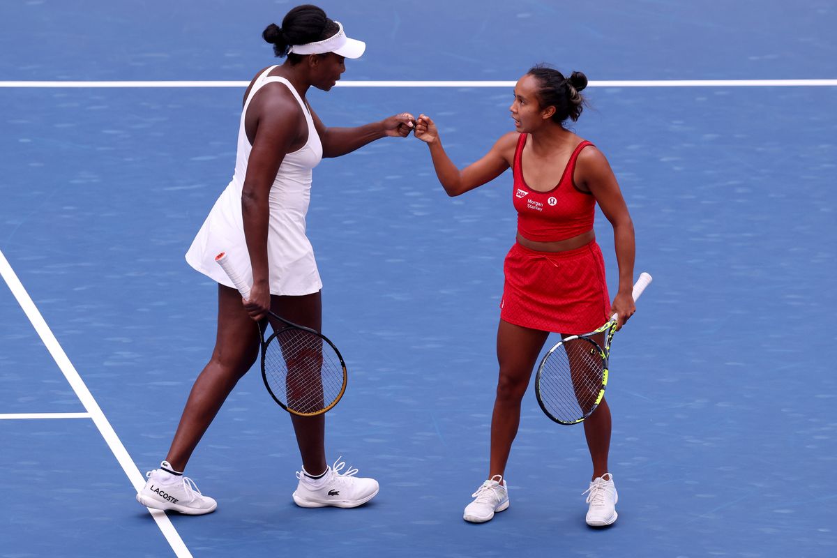 Fernandez will be playing against Aryna Sabalenka today