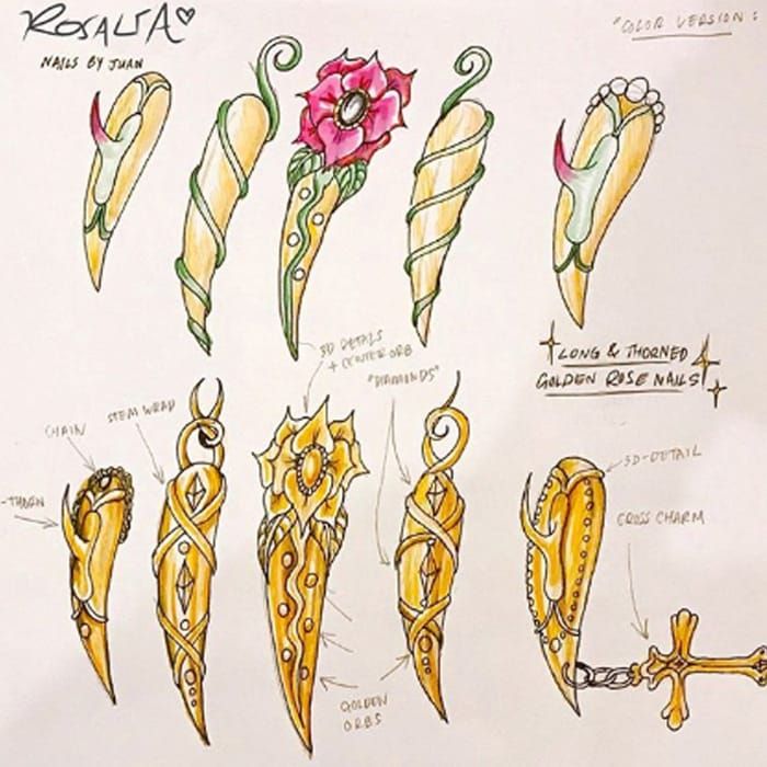 rosalia nail inspo