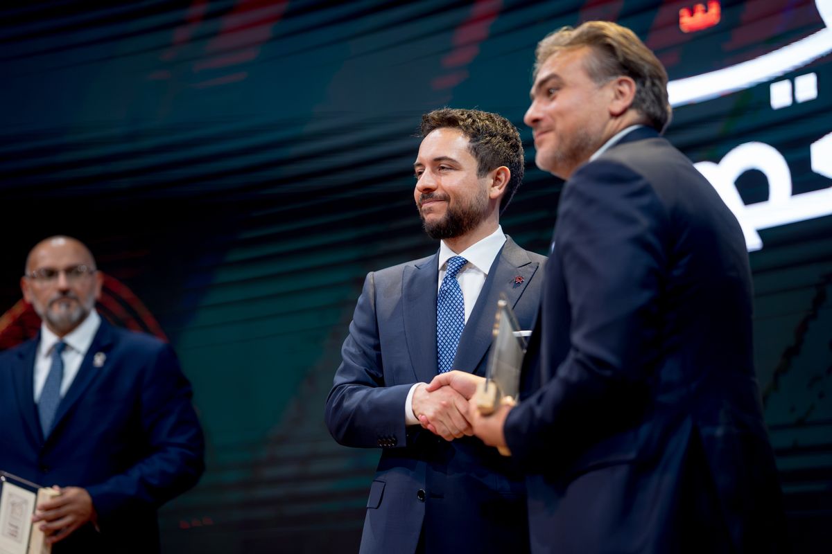HRH Crown Prince Al Hussein, accompanied by HRH Princess Rajwa Al Hussein, attends the Crown Prince Foundation’s 10th anniversary celebration.