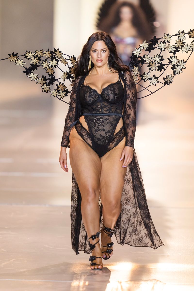 Ashley Graham walks the runway during the Victoria's Secret Fashion Show 2024