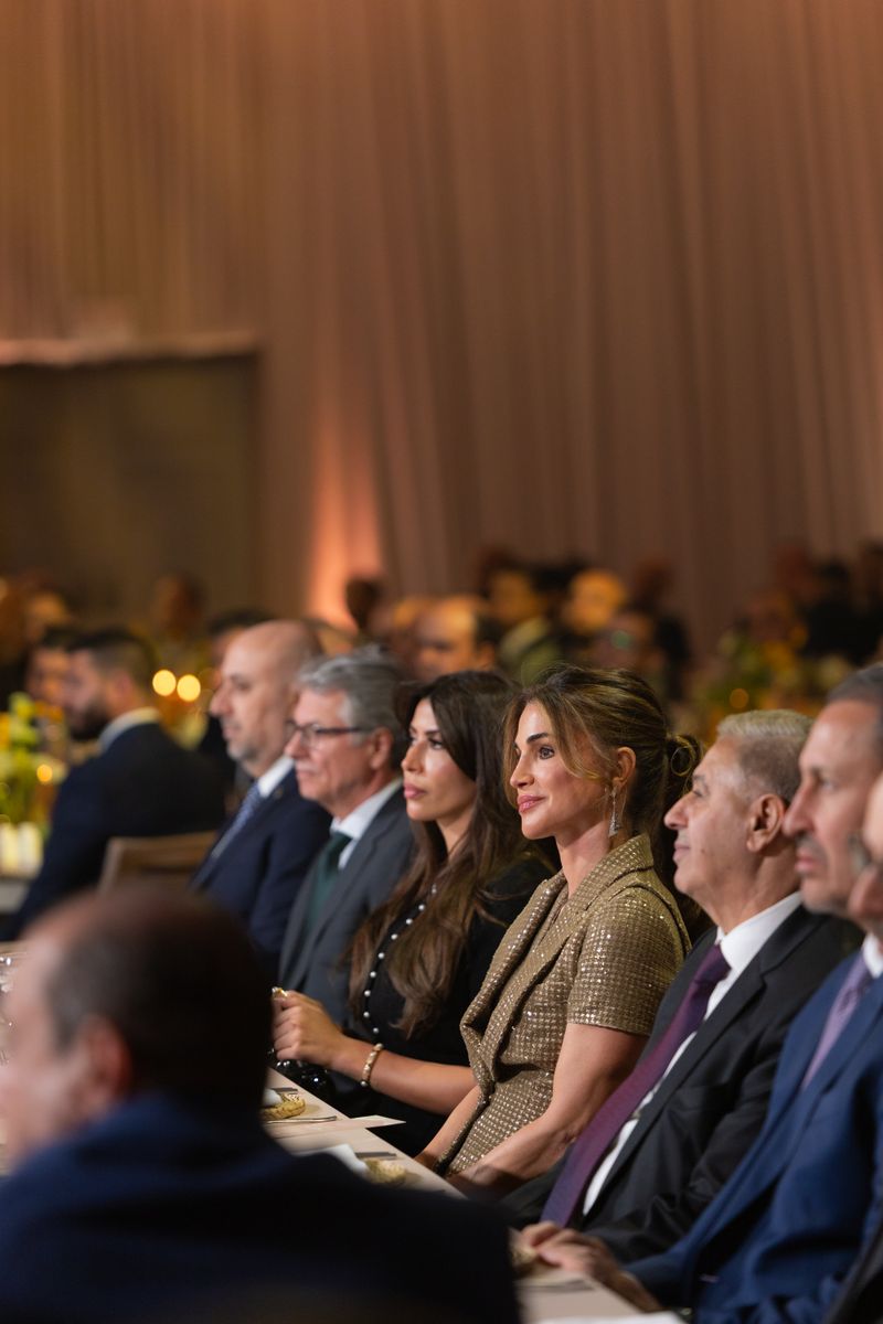 Why Queen Rania's gold sequined look sends a message beyond fashion