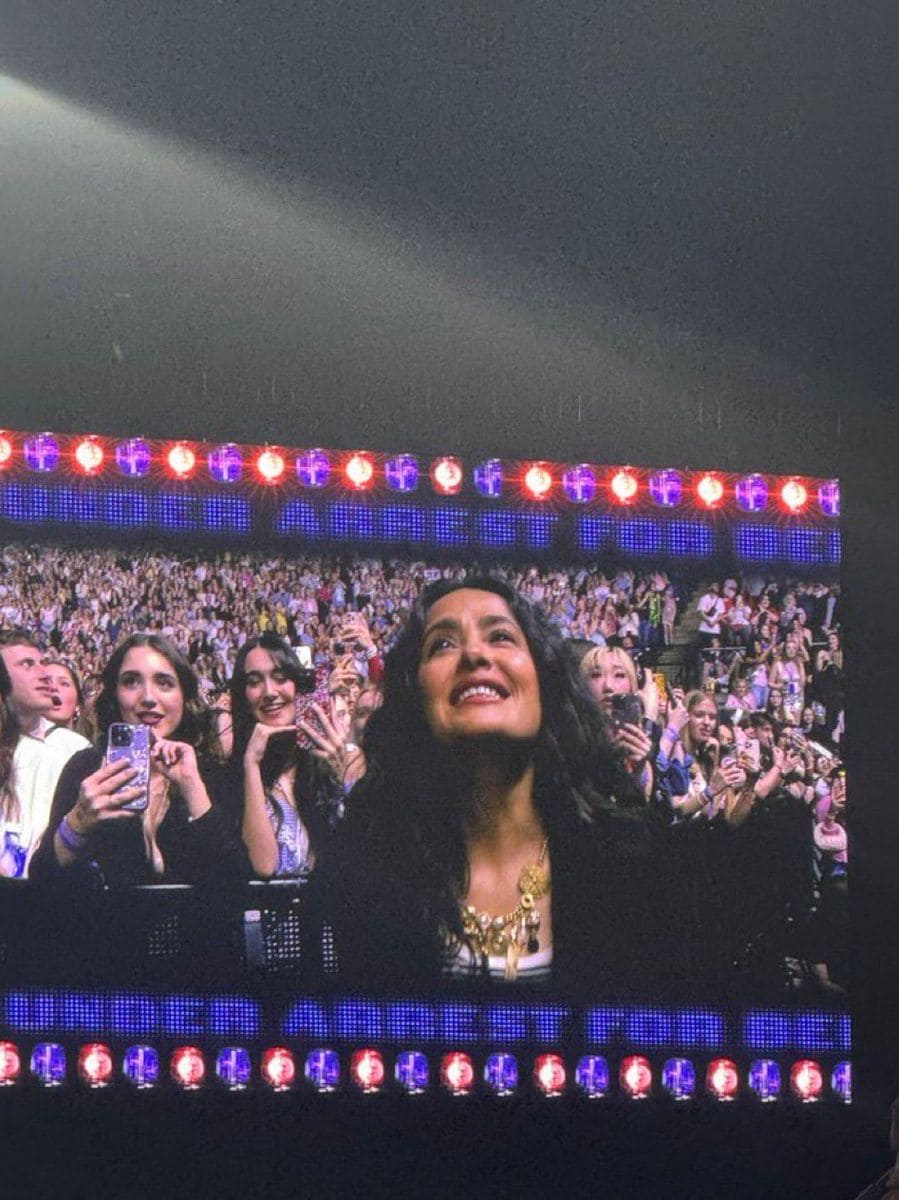 Salma Hayek at Sabrina Carpenter's concert in London