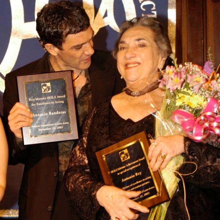 Antonio Banderas and Antonia Rey HOLA