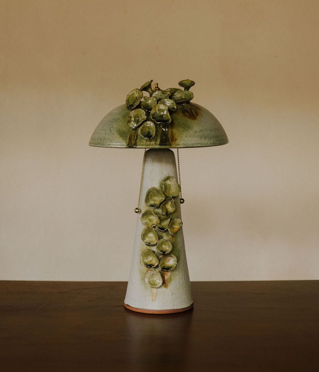 Casa Alfarera's Mushroom Lamp