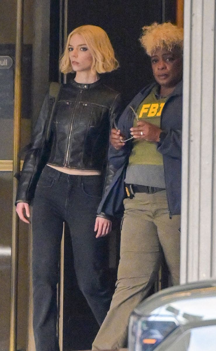 Anya Taylor-Joy films 'Lucky' in Downtown Los Angeles with Aunjanue Ellis-Taylor. 