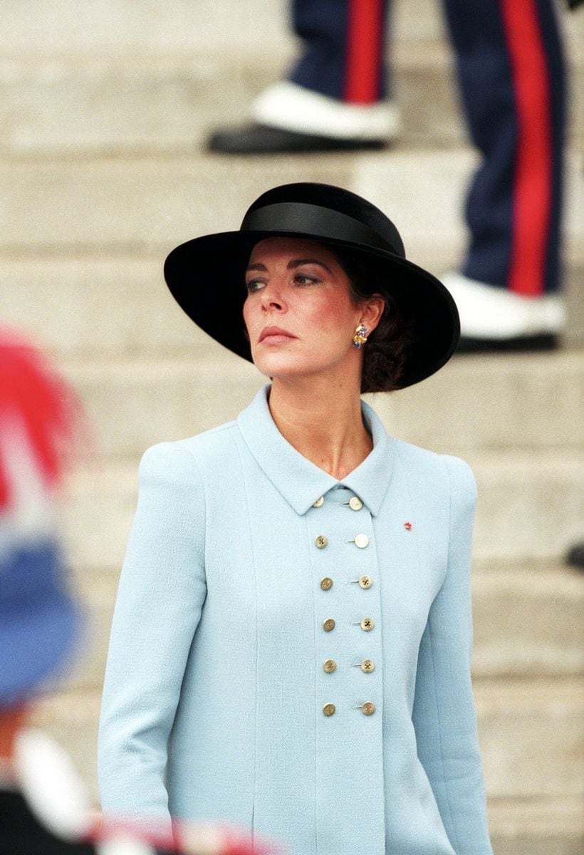 MONACO - NOVEMBER 19:  Monaco celebrates National Day in Monaco City, Monaco on November 19, 1997 - Caroline.  (Photo by Pool BENAINOUS/SCORCELLETTI/Gamma-Rapho via Getty Images)