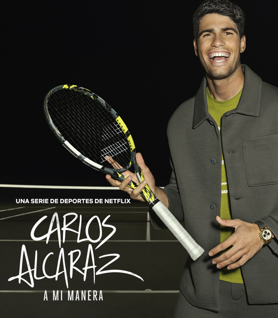 The poster for 'My Way,' the docuseries trailing Carlos Alcaraz