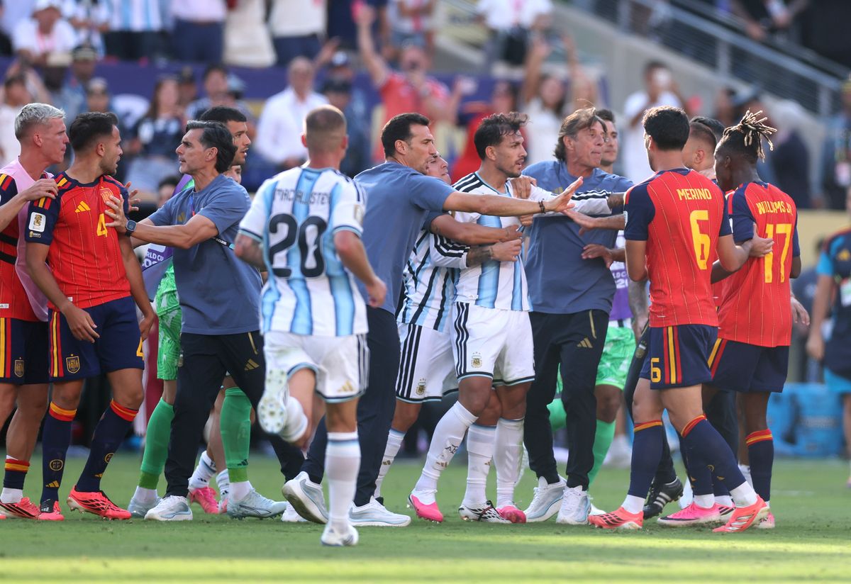 The dramatic scenes could carry consequences beyond the final whistle