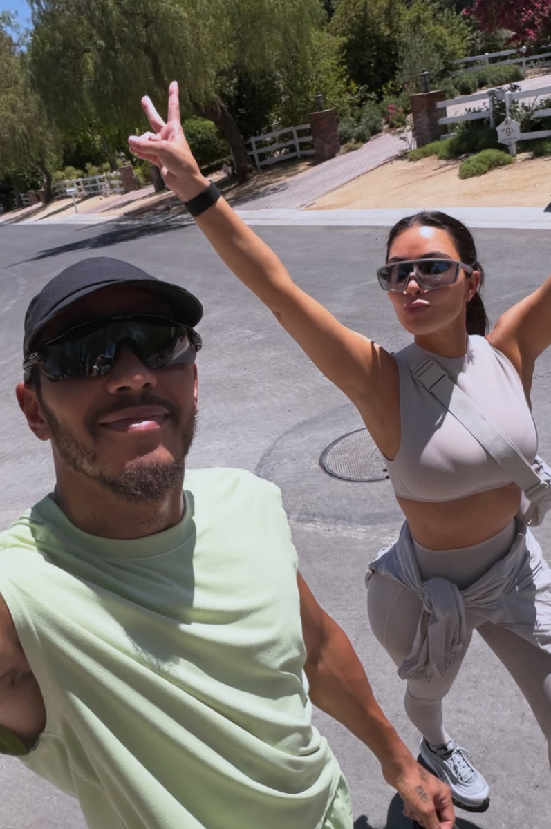 Lewis Hamilton shares intimate new photos with Kim Kardashian while “resting, restoring, recharging,” offering a rare look inside their romance and summer.