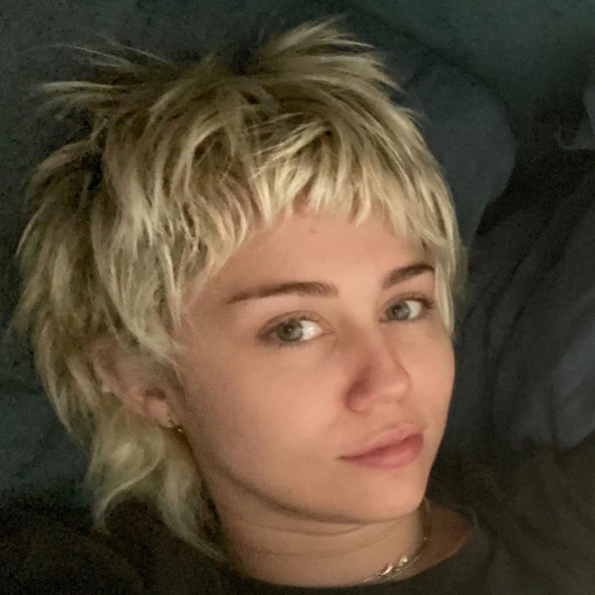Miley Cyrus gets a new hair cut